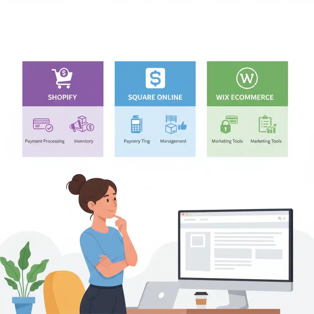 Comparison of features of leading mobile commerce platforms for small businesses
